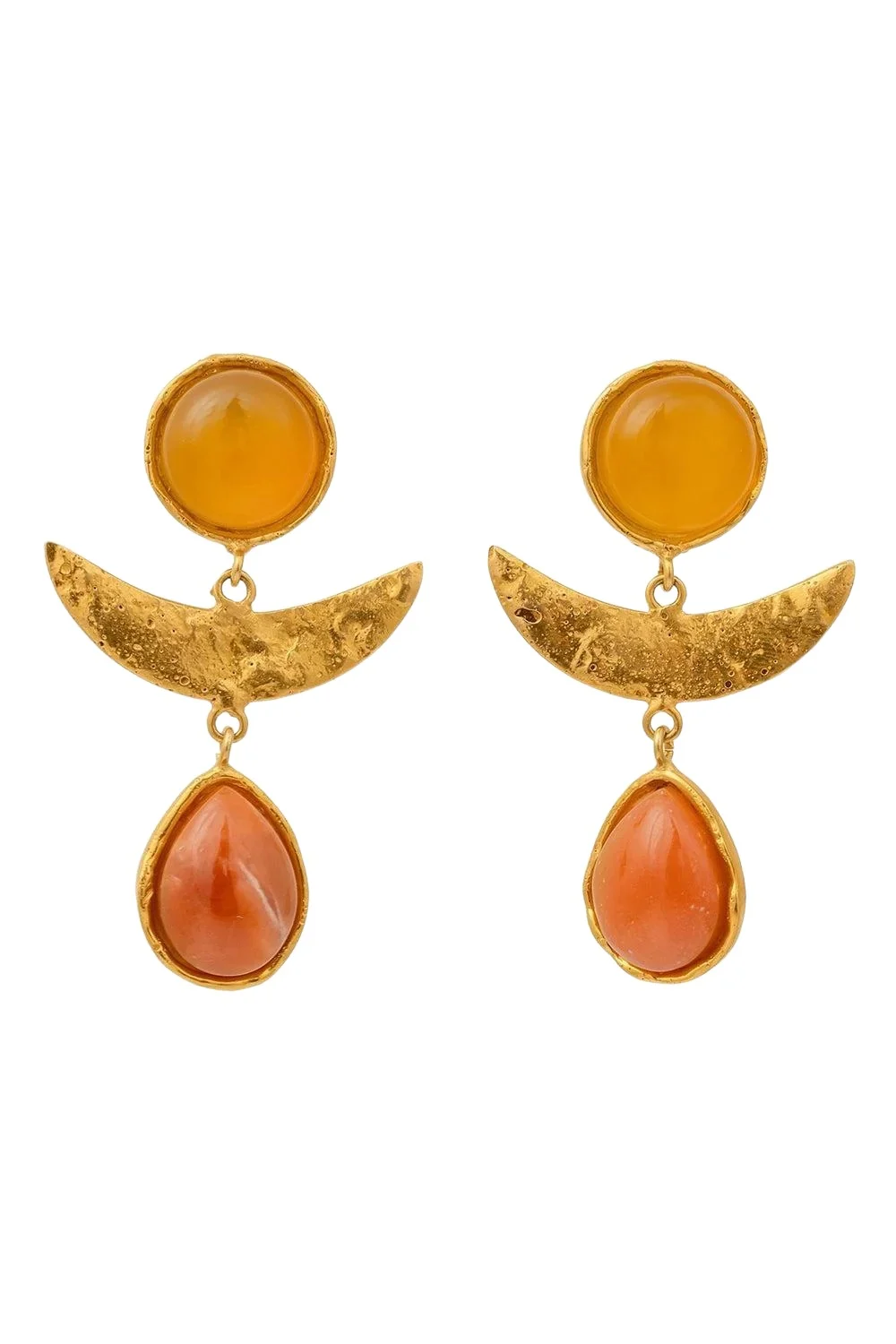 Yellow Onyx Golden Jasper Earrings Yellow Onyx Golden Jasper Earrings