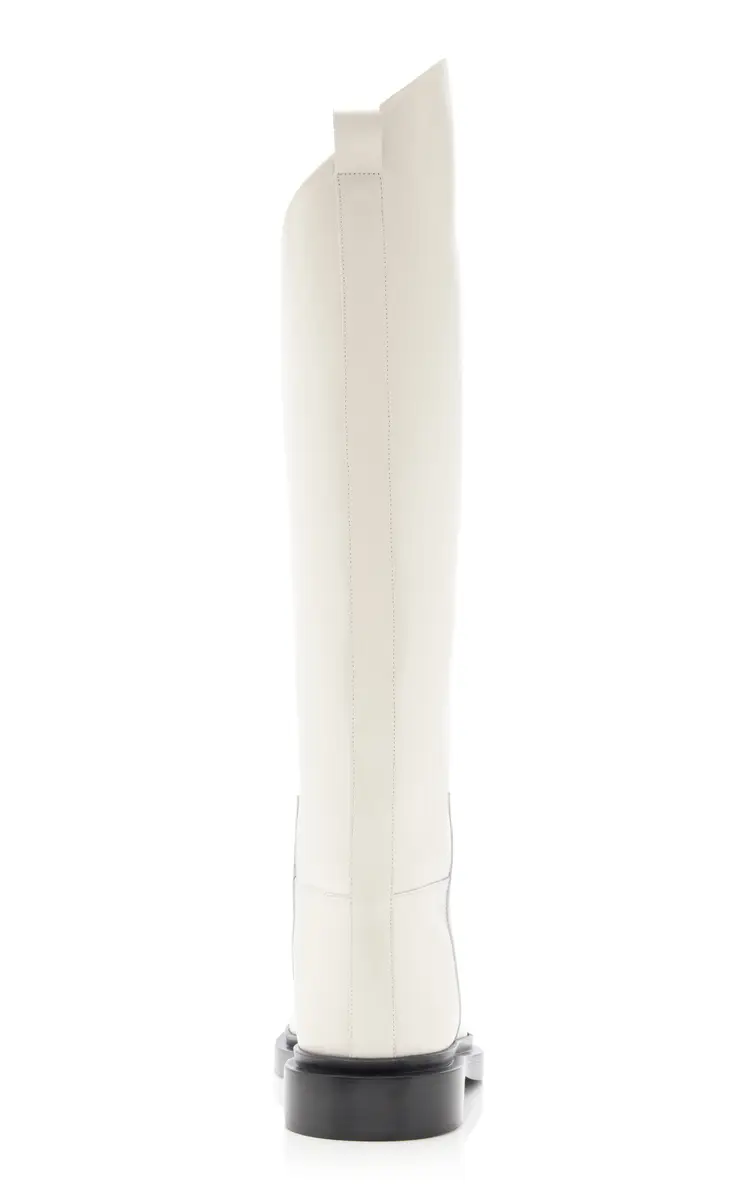 Jil Sander Leather Knee-High Boots | Thumbnail 4 Jil Sander Leather Knee-High Boots | Thumbnail 4