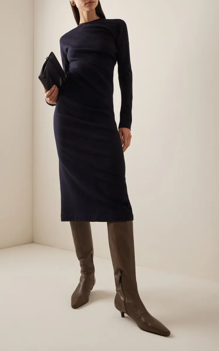 TOTEME The Slim Leather Knee Boots | Thumbnail 2 TOTEME The Slim Leather Knee Boots | Thumbnail 2