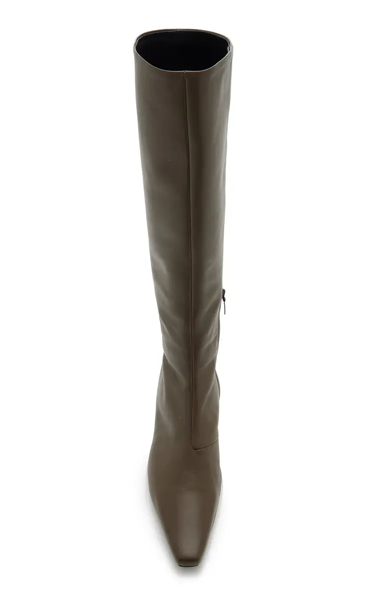 TOTEME The Slim Leather Knee Boots | Thumbnail 3 TOTEME The Slim Leather Knee Boots | Thumbnail 3