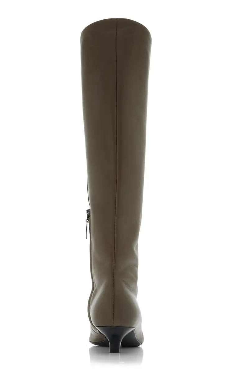TOTEME The Slim Leather Knee Boots | Thumbnail 5 TOTEME The Slim Leather Knee Boots | Thumbnail 5