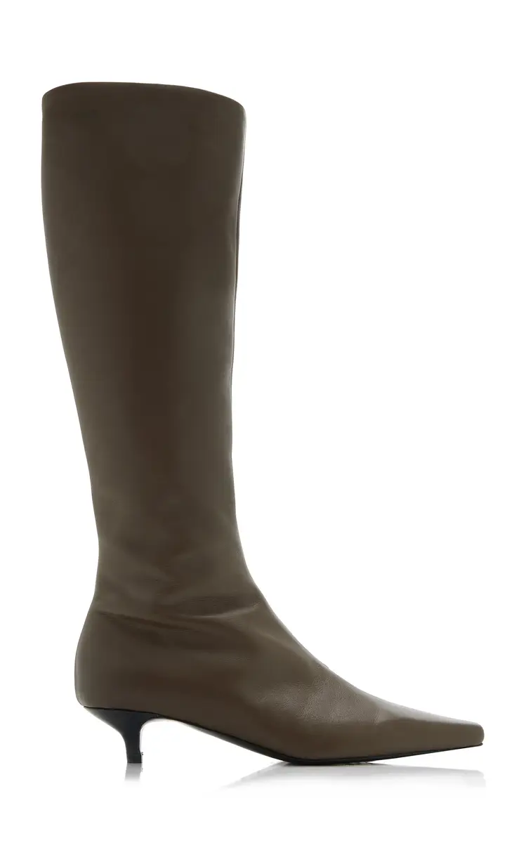 TOTEME The Slim Leather Knee Boots | Thumbnail 6 TOTEME The Slim Leather Knee Boots | Thumbnail 6