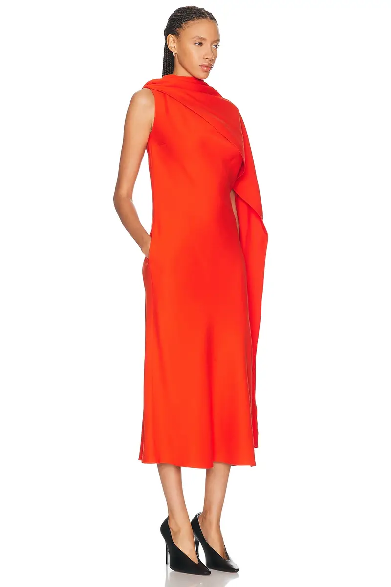 Balenciaga Draped Long Dress | Thumbnail 3 Balenciaga Draped Long Dress | Thumbnail 3