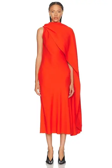 Balenciaga Draped Long Dress | Image 1 Balenciaga Draped Long Dress | Image 1