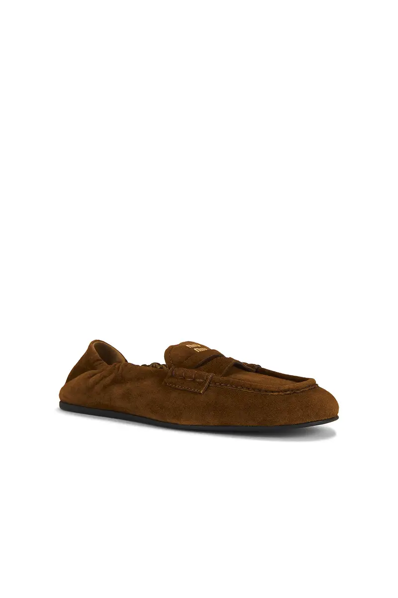 Miu Miu Suede Loafer | Thumbnail 3 Miu Miu Suede Loafer | Thumbnail 3