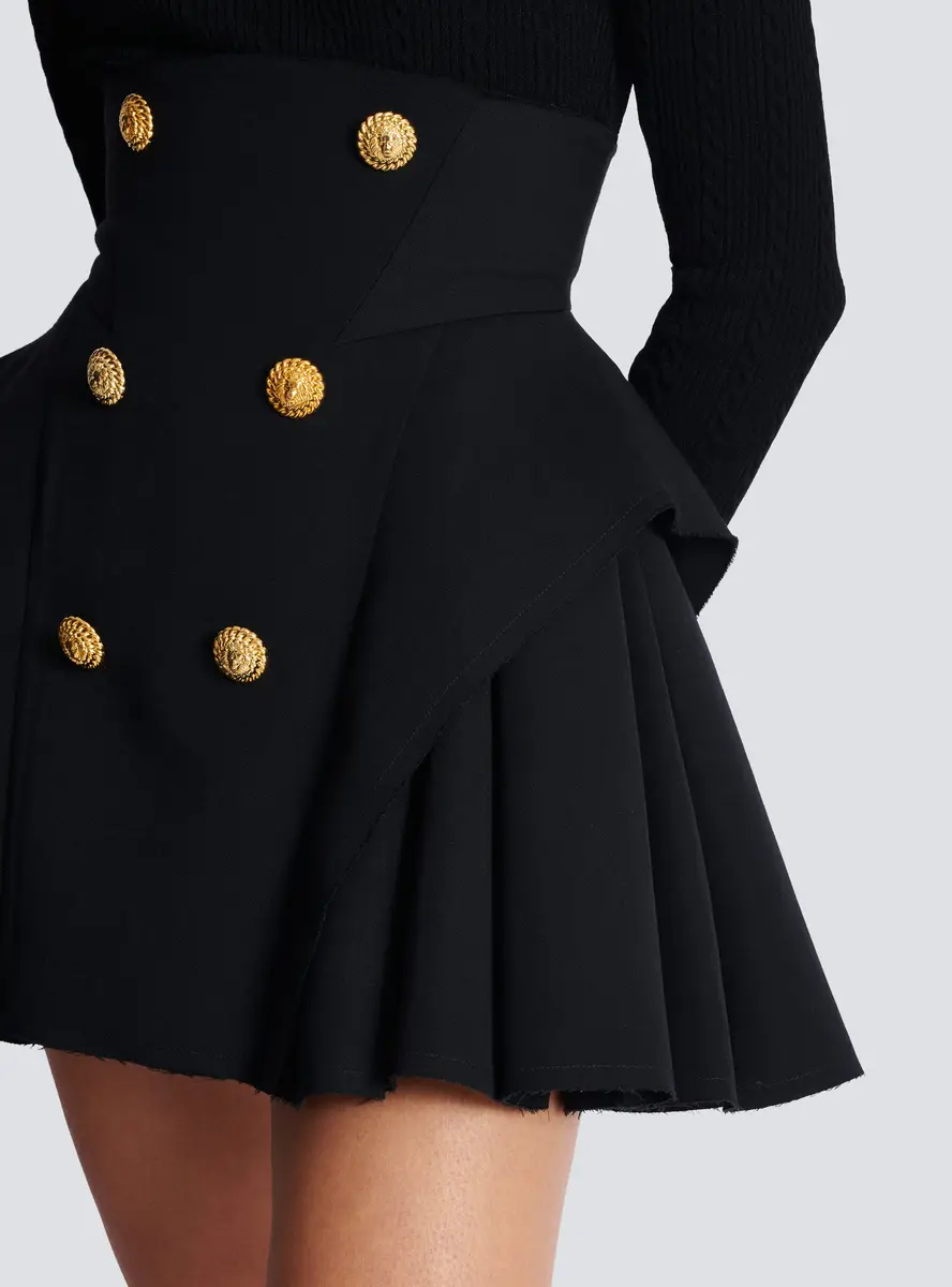 Balmain High-waisted grain de poudre skirt | Thumbnail 6 Balmain High-waisted grain de poudre skirt | Thumbnail 6