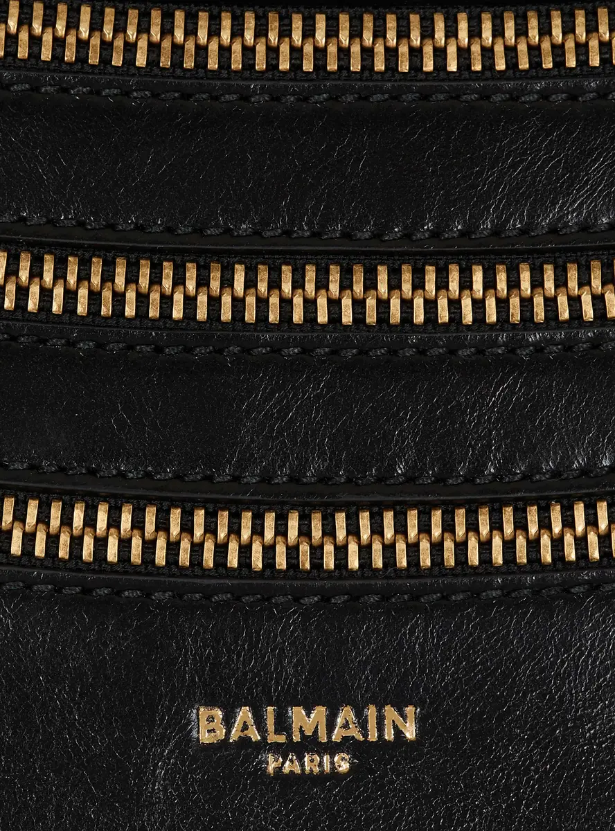 Balmain Medium Shuffle Zips bag in calfskin leather | Thumbnail 5
