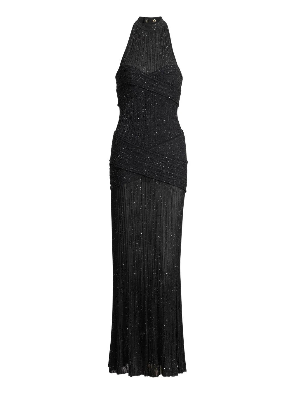 Long Fléchage knit dress Long Fléchage knit dress