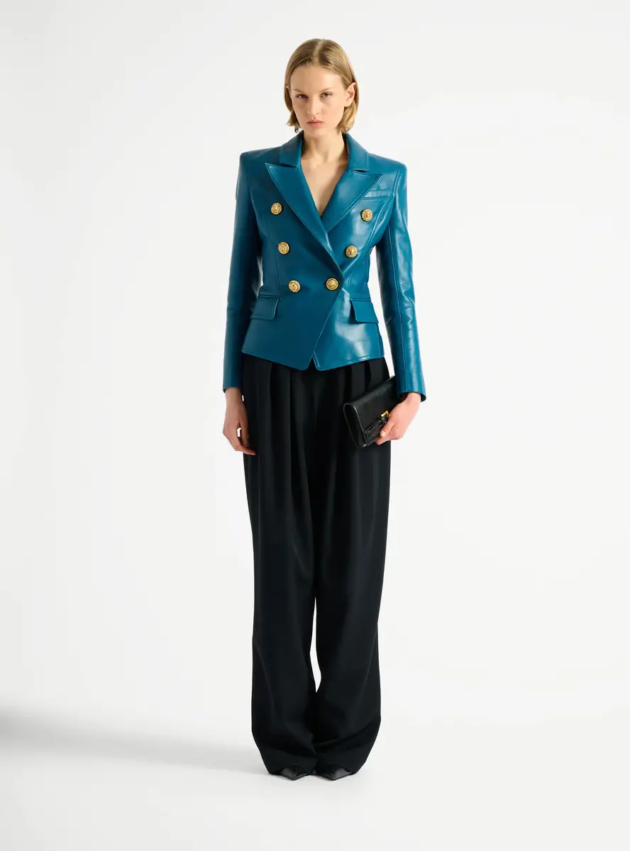 Balmain Leather 6-button jacket | Thumbnail 2 Balmain Leather 6-button jacket | Thumbnail 2