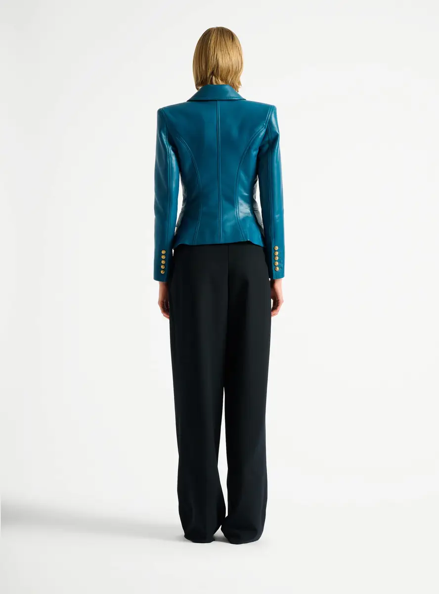 Balmain Leather 6-button jacket | Thumbnail 3 Balmain Leather 6-button jacket | Thumbnail 3