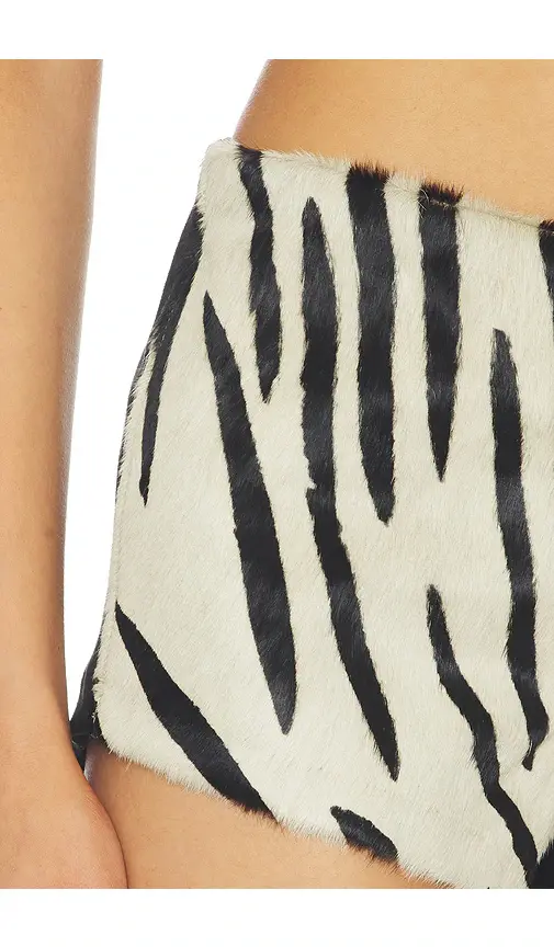 Understated Leather x REVOLVE Zebra Short | Thumbnail 6