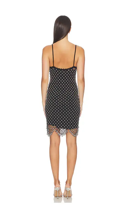 Misha The Beaded Crochet Mini Dress | Thumbnail 3 Misha The Beaded Crochet Mini Dress | Thumbnail 3