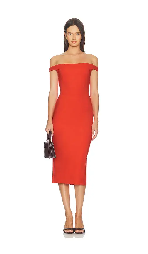 Amanda Uprichard Nico Midi Dress | Image 1 Amanda Uprichard Nico Midi Dress | Image 1