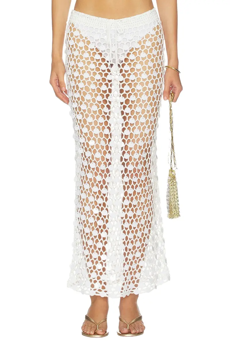 Dinah Crochet Maxi Skirt