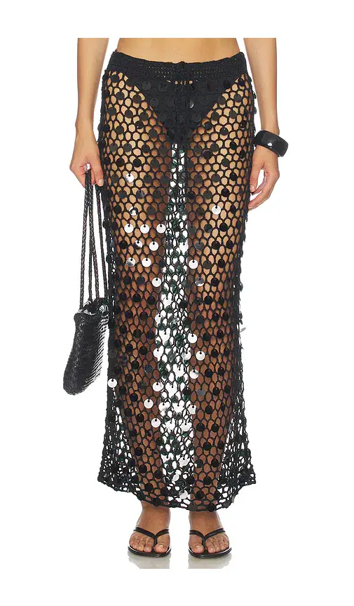 superdown Dinah Crochet Maxi Skirt | Image 1 superdown Dinah Crochet Maxi Skirt | Image 1