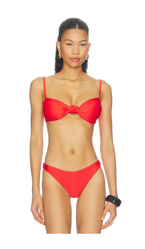 NICHOLAS Naia Knot Bikini Top | Thumbnail 2