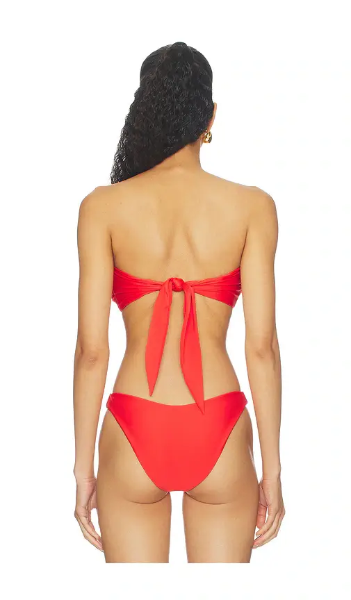 NICHOLAS Naia Knot Bikini Top | Thumbnail 4