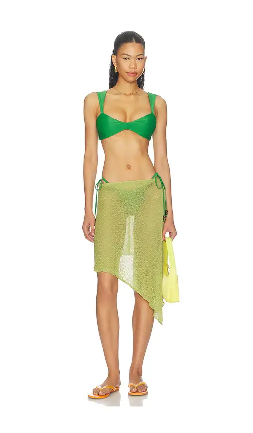 NICHOLAS Leni Double Strap Bikini Bottom With Beads At Hip | Thumbnail 5 NICHOLAS Leni Double Strap Bikini Bottom With Beads At Hip | Thumbnail 5