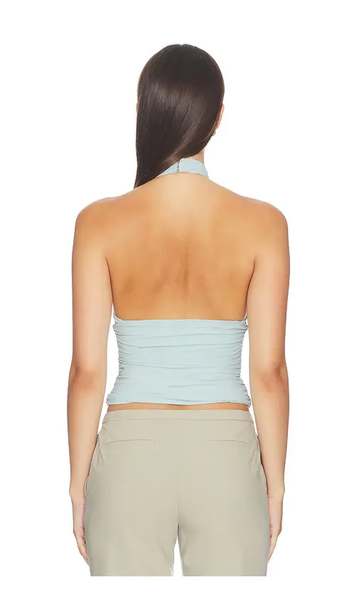 Mimchik Piper Knotted Halter Top | Thumbnail 3 Mimchik Piper Knotted Halter Top | Thumbnail 3