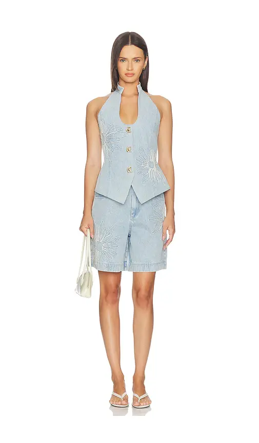 The Wolf Gang Amana Denim Vest | Thumbnail 5 The Wolf Gang Amana Denim Vest | Thumbnail 5