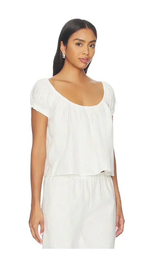 Tularosa Wilma Linen Top | Thumbnail 2