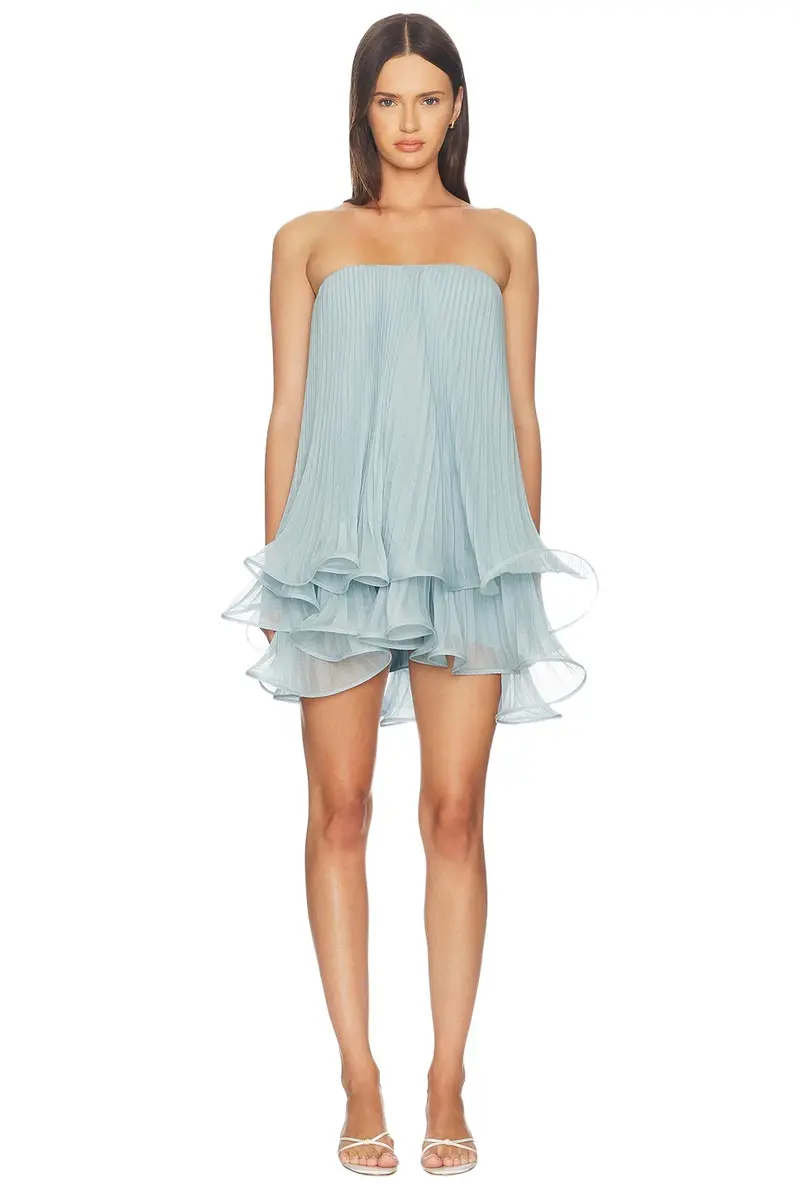 Dalia Pleated Baby Doll Dress