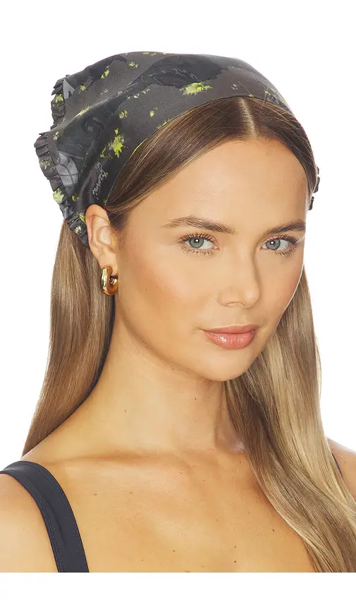 Ganni Silk Head Scarf | Image 1 Ganni Silk Head Scarf | Image 1