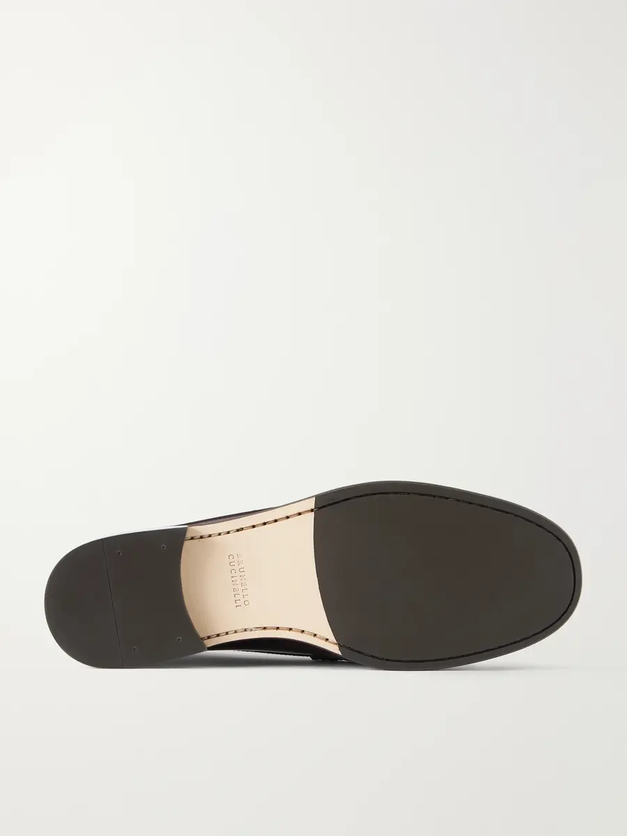 Brunello Cucinelli Suede Penny Loafers - Men | Thumbnail 3 Brunello Cucinelli Suede Penny Loafers - Men | Thumbnail 3