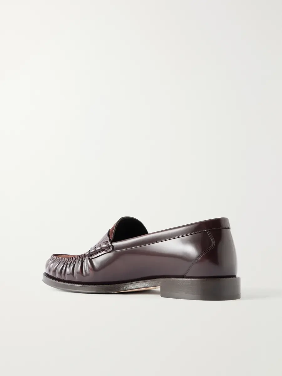 Brunello Cucinelli Suede Penny Loafers - Men | Thumbnail 4 Brunello Cucinelli Suede Penny Loafers - Men | Thumbnail 4