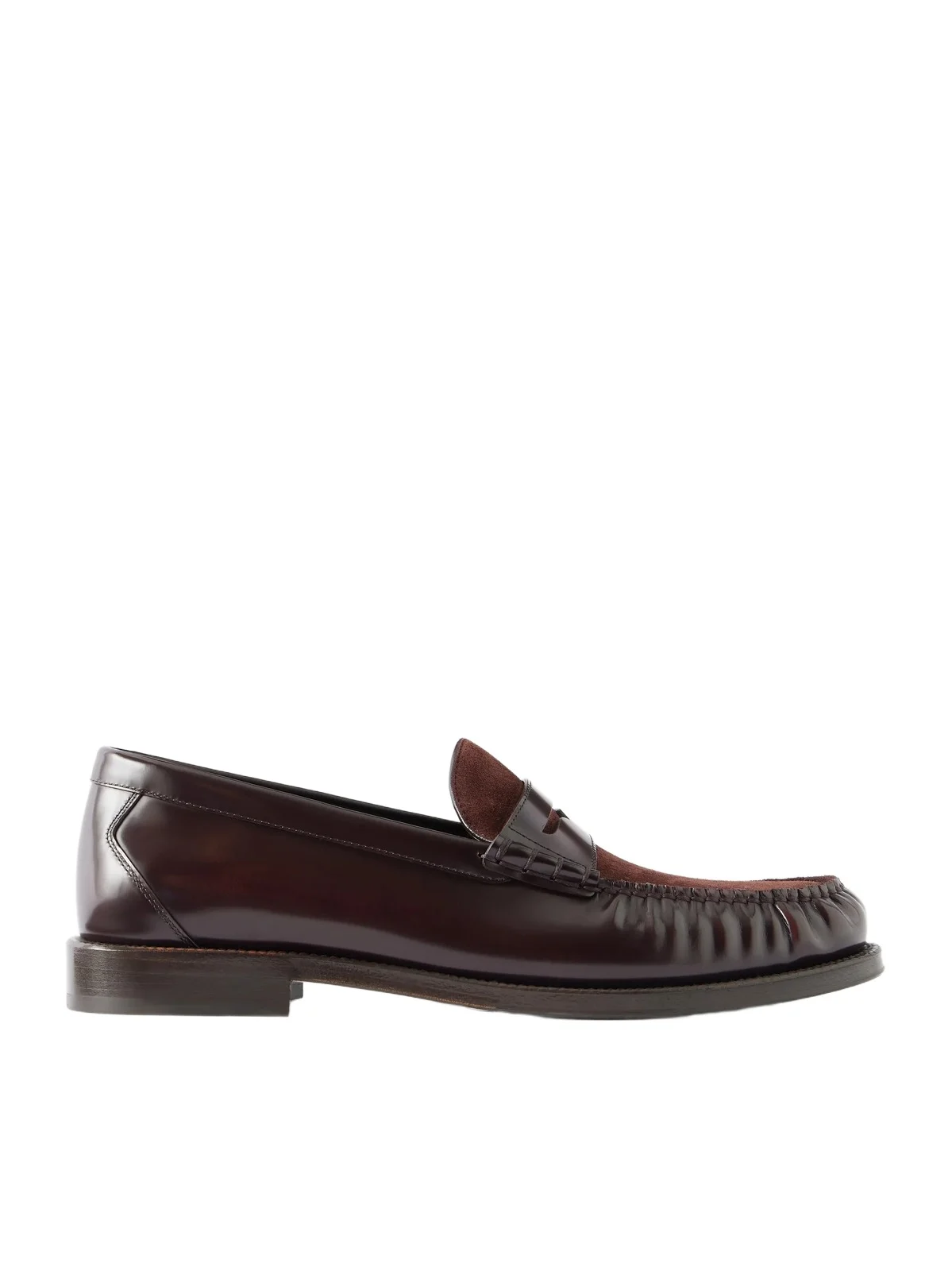Suede Penny Loafers - Men Suede Penny Loafers - Men