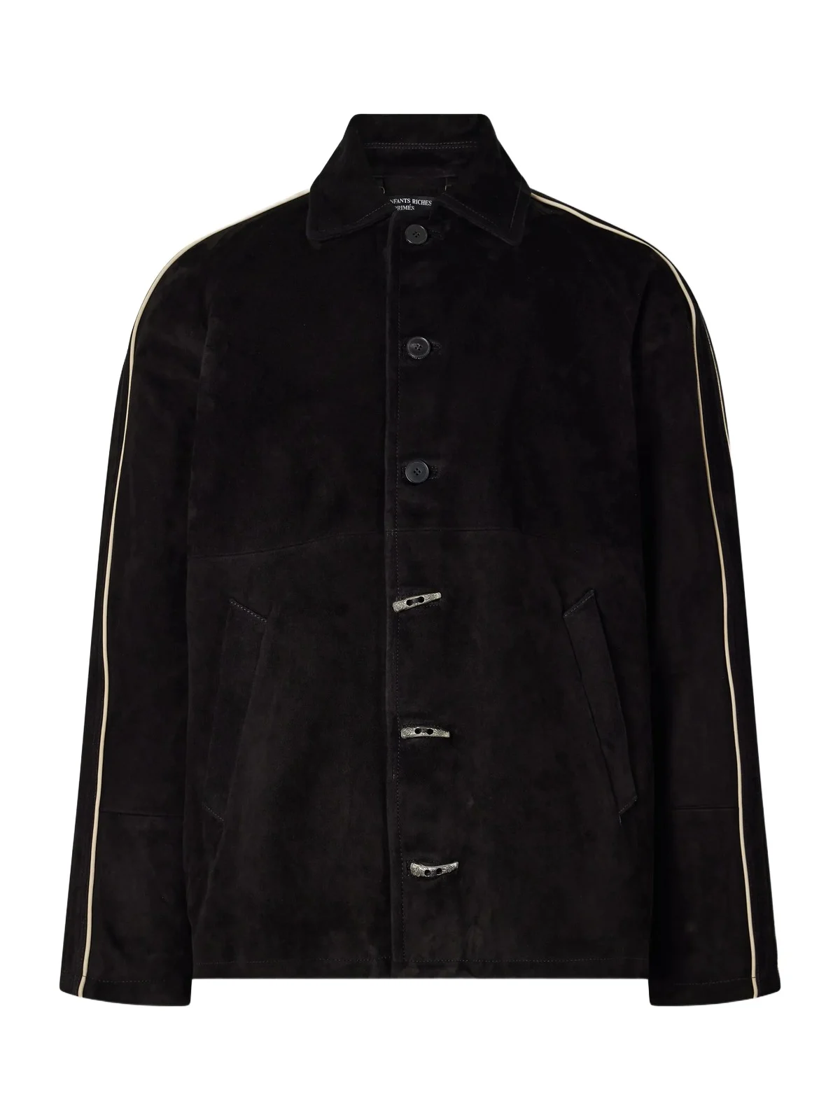 Académie Embellished Suede Jacket - Men Académie Embellished Suede Jacket - Men