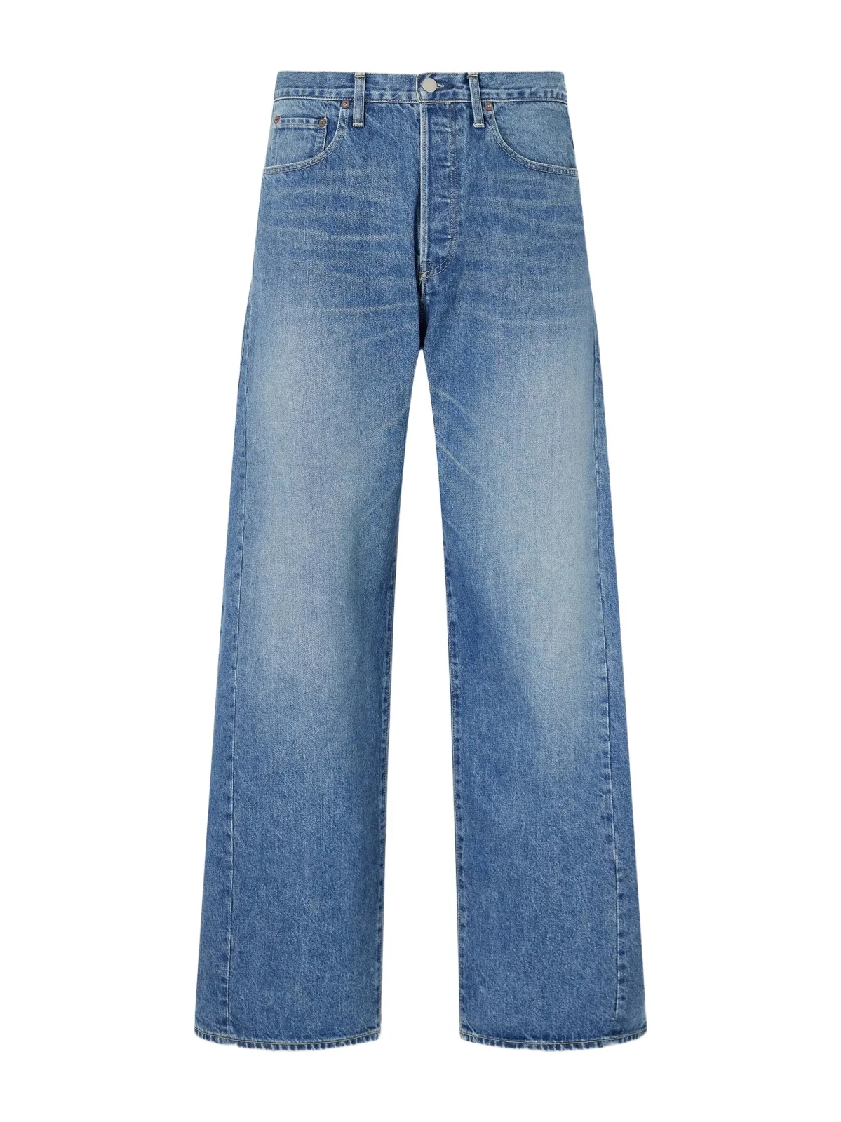Deformation Panelled Wide-Leg Jeans - Men