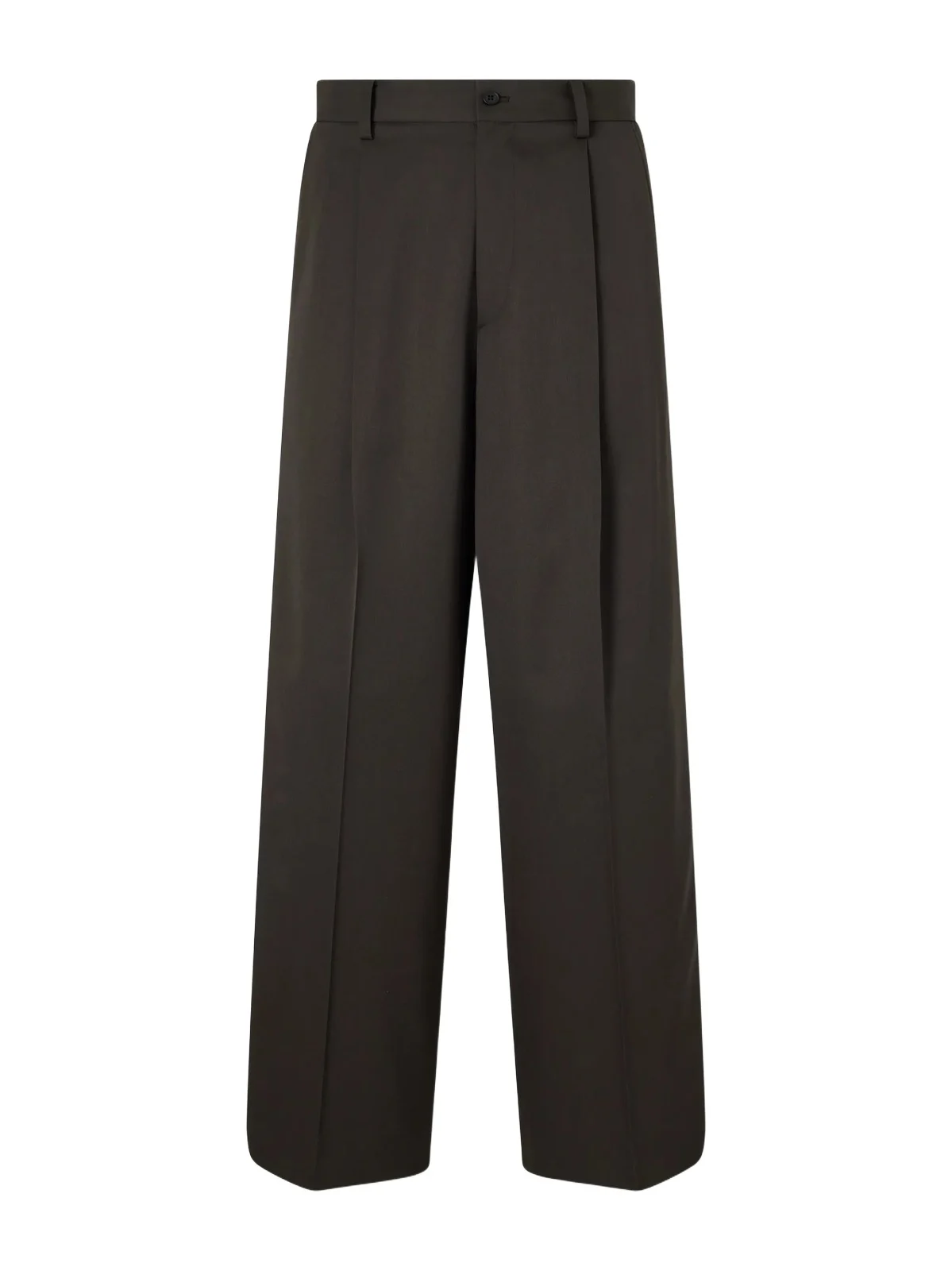 Wide-Leg Wool Trousers - Men Wide-Leg Wool Trousers - Men
