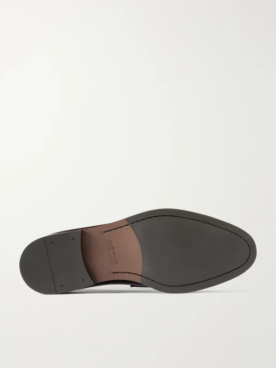 Brunello Cucinelli Leather Penny Loafers - Men | Thumbnail 3 Brunello Cucinelli Leather Penny Loafers - Men | Thumbnail 3
