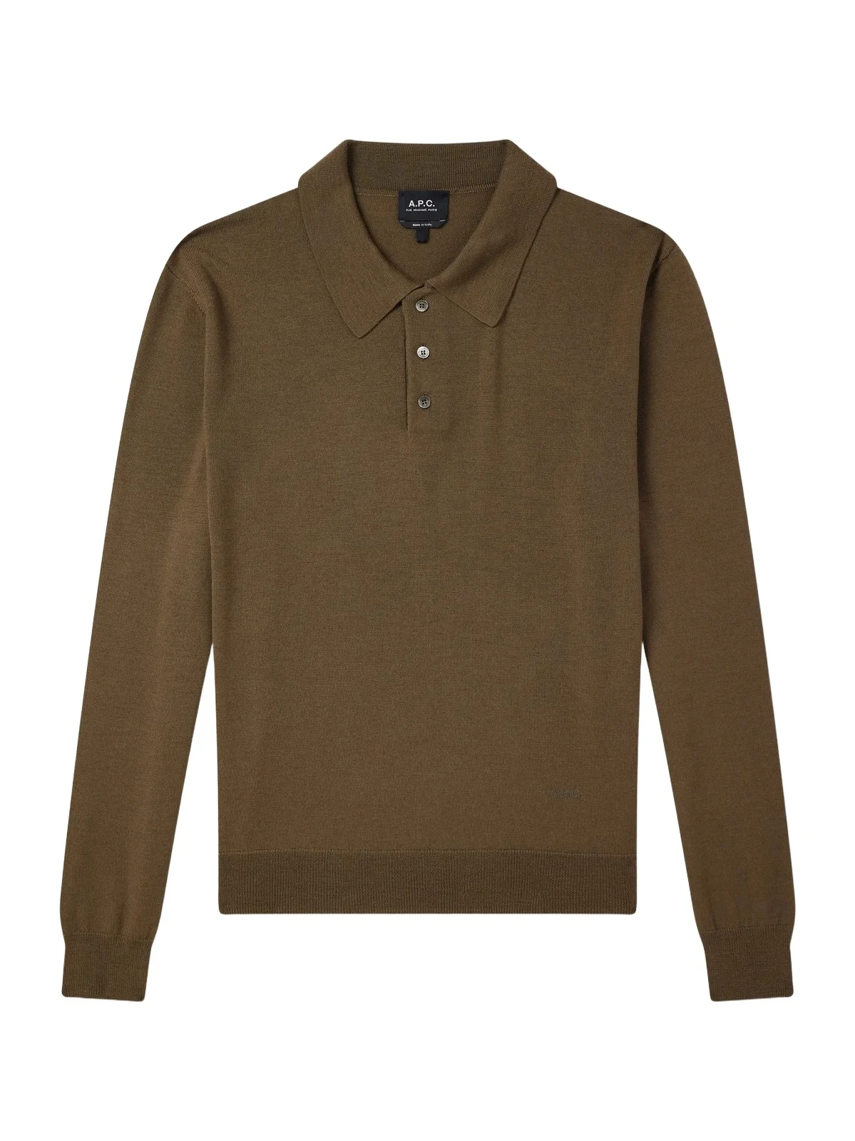 Riou Virgin Wool Polo Shirt - Men Riou Virgin Wool Polo Shirt - Men