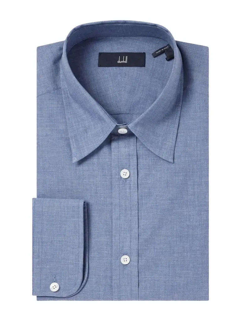 dunhill Cotton-Chambray Shirt - Men | Image 1 dunhill Cotton-Chambray Shirt - Men | Image 1