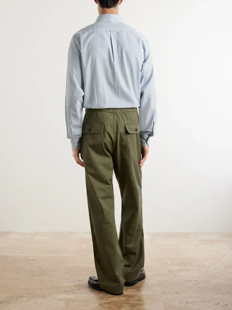 Drake's Straight-Leg Cotton-Blend Cargo Trousers - Men | Thumbnail 4 Drake's Straight-Leg Cotton-Blend Cargo Trousers - Men | Thumbnail 4
