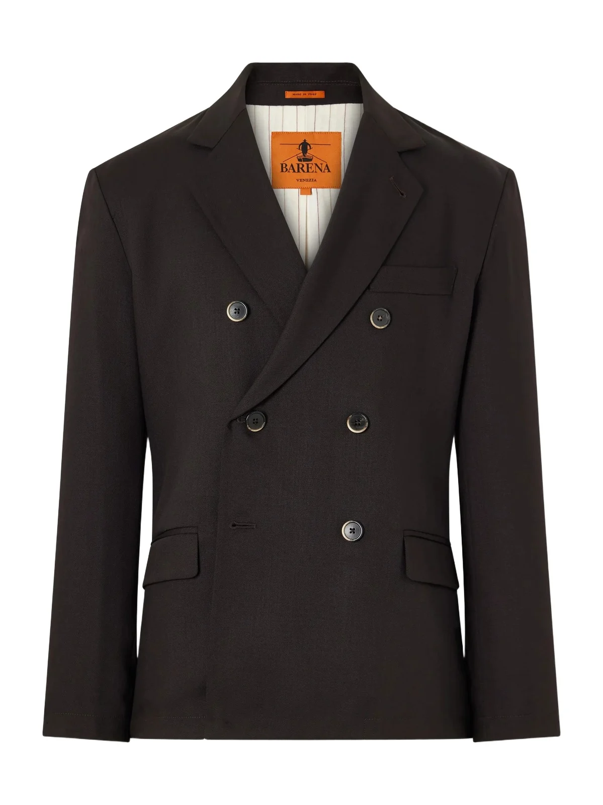 Double-Breasted Virgin Wool-Gabardine Blazer - Men Double-Breasted Virgin Wool-Gabardine Blazer - Men