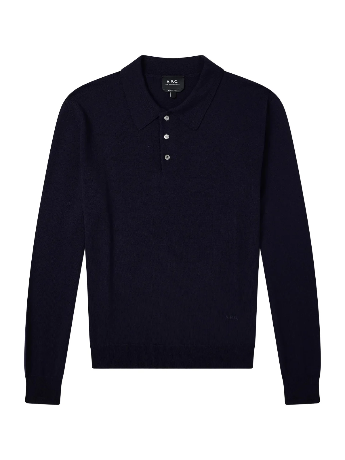 Riou Virgin Wool Polo Shirt - Men Riou Virgin Wool Polo Shirt - Men