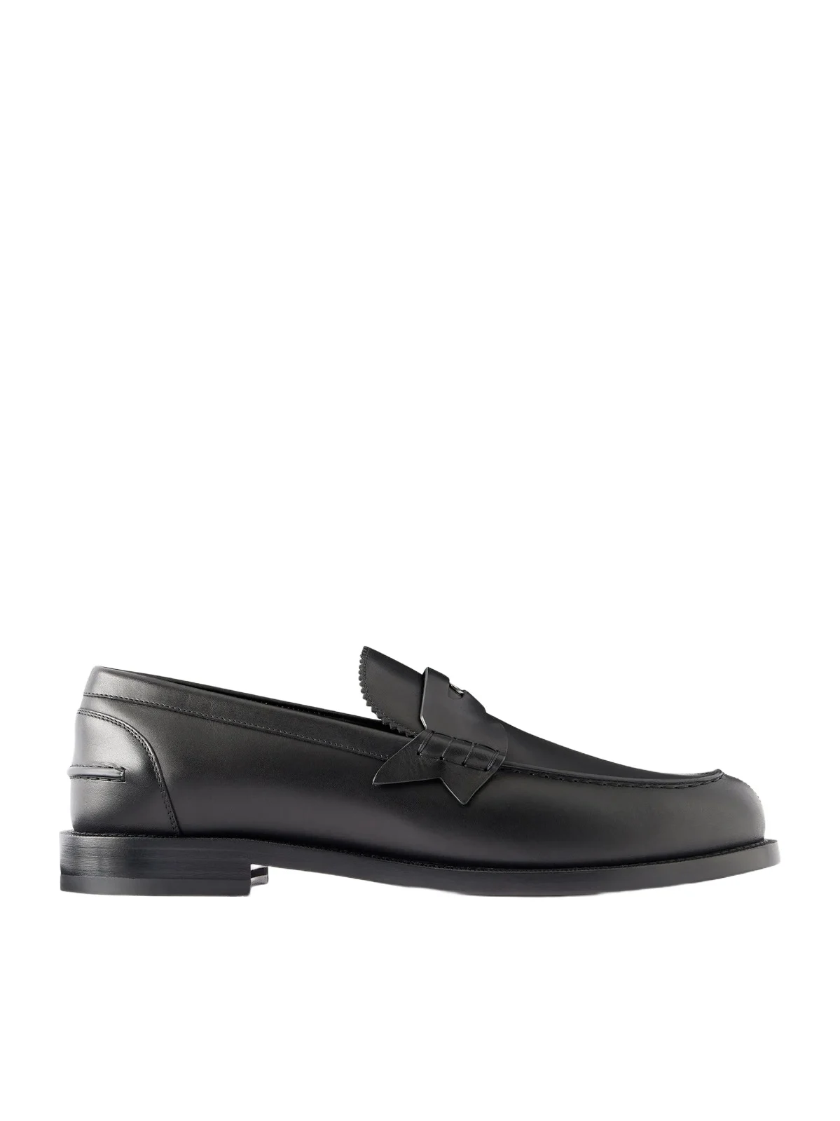 The Plato Logo-Embellished Leather Penny Loafers - Men