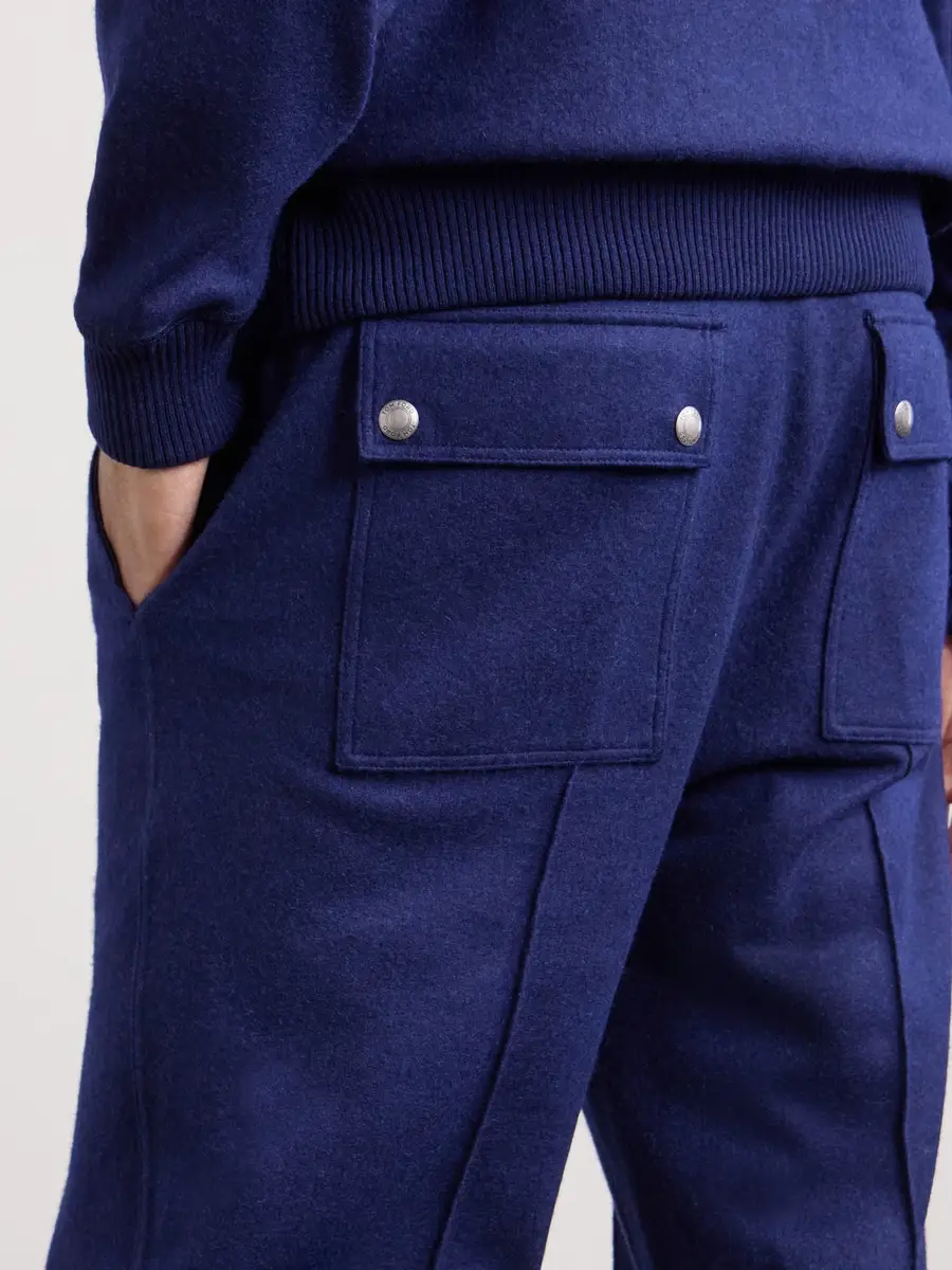 Tom Ford Straight-Leg Pintucked Cashmere Sweatpants - Men | Thumbnail 5 Tom Ford Straight-Leg Pintucked Cashmere Sweatpants - Men | Thumbnail 5