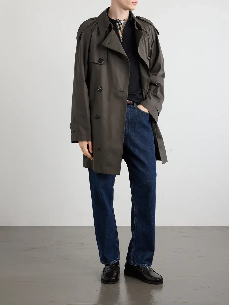 Burberry Belted Cotton-Gabardine Trench Coat - Men | Thumbnail 2 Burberry Belted Cotton-Gabardine Trench Coat - Men | Thumbnail 2