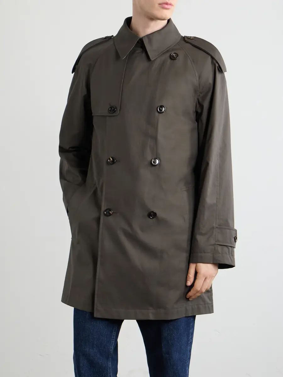Burberry Belted Cotton-Gabardine Trench Coat - Men | Thumbnail 3 Burberry Belted Cotton-Gabardine Trench Coat - Men | Thumbnail 3
