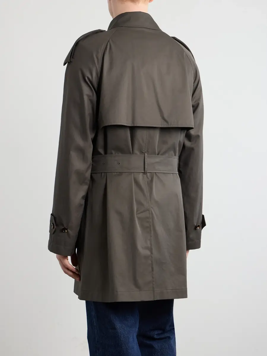 Burberry Belted Cotton-Gabardine Trench Coat - Men | Thumbnail 4 Burberry Belted Cotton-Gabardine Trench Coat - Men | Thumbnail 4