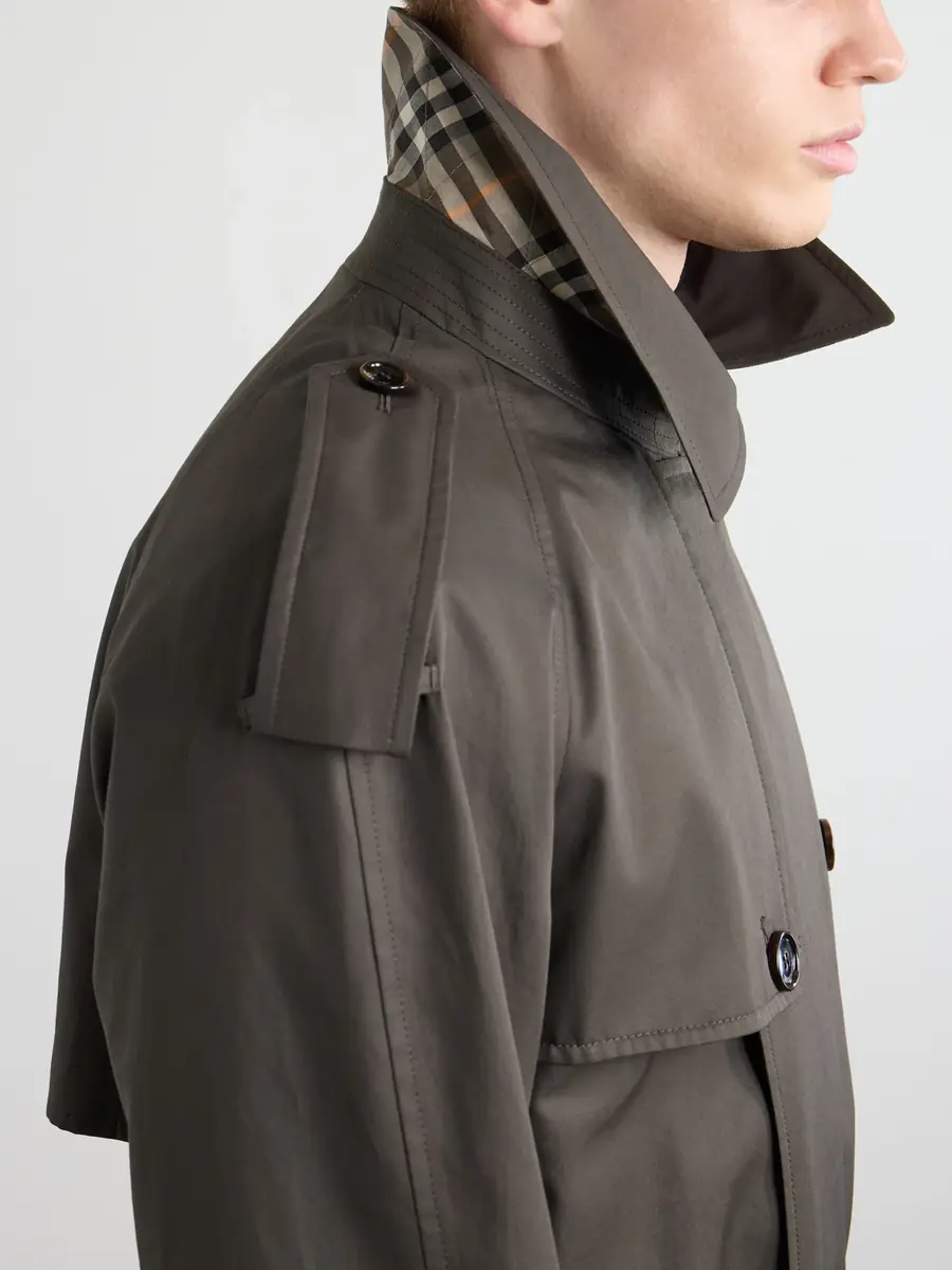Burberry Belted Cotton-Gabardine Trench Coat - Men | Thumbnail 5 Burberry Belted Cotton-Gabardine Trench Coat - Men | Thumbnail 5