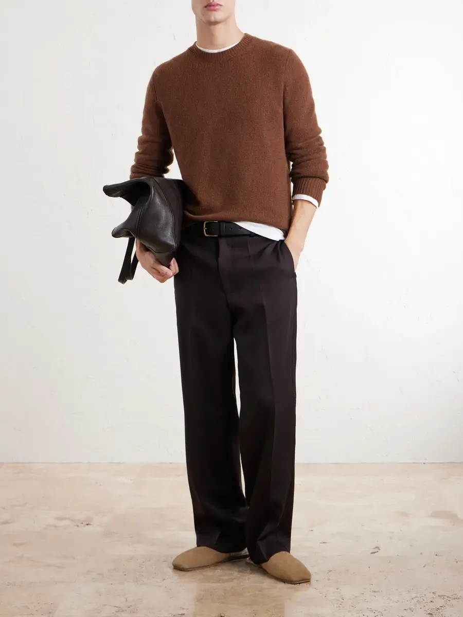 Barena Straight-Leg Wool-Gabardine Suit Trousers - Men | Thumbnail 2