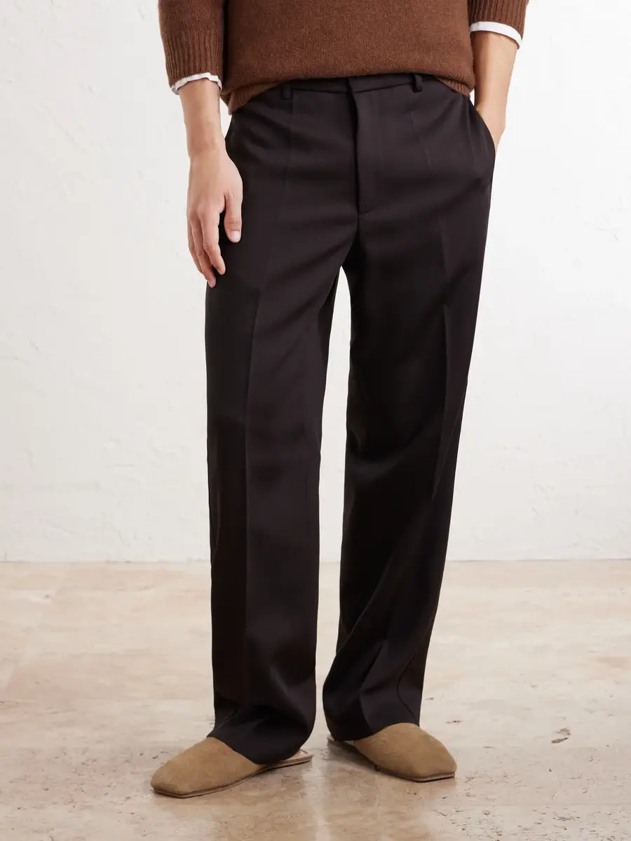 Barena Straight-Leg Wool-Gabardine Suit Trousers - Men | Thumbnail 3