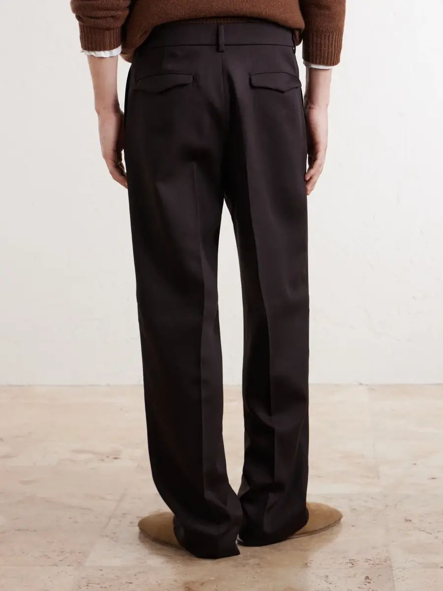 Barena Straight-Leg Wool-Gabardine Suit Trousers - Men | Thumbnail 4