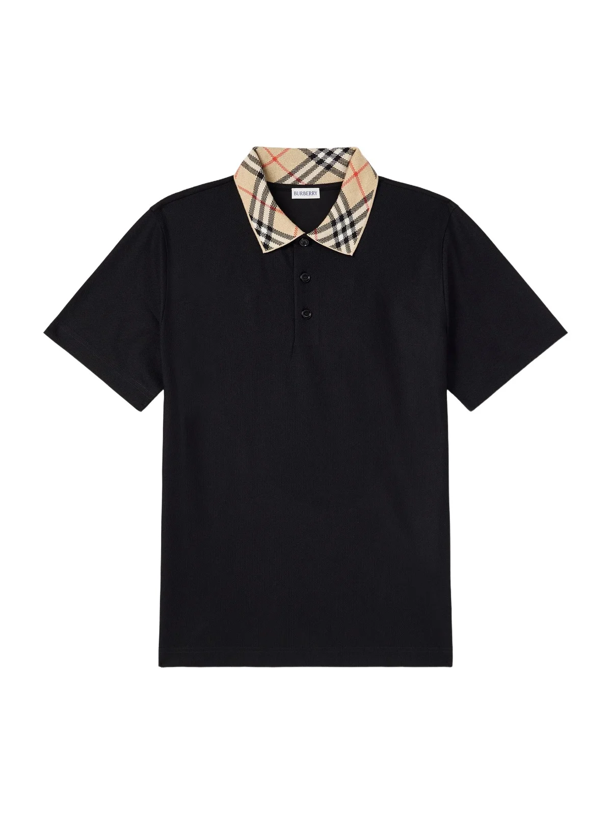 Burberry Checked Cotton-Piqué Polo Shirt - Men