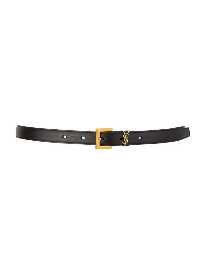 YSL Monogram Leather Belt YSL Monogram Leather Belt